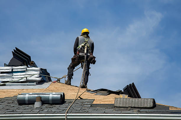 Professional Roof Installation technician working in Allred, TN